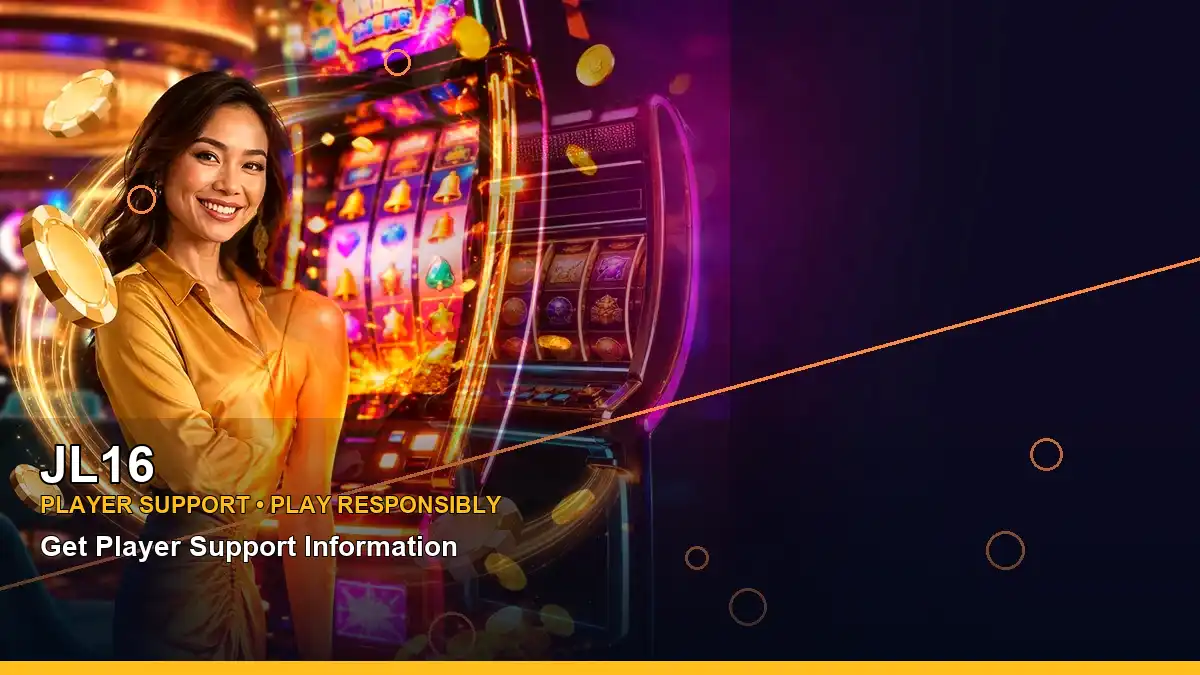 Adult Filipina casino host presenting JL16 casino promotions