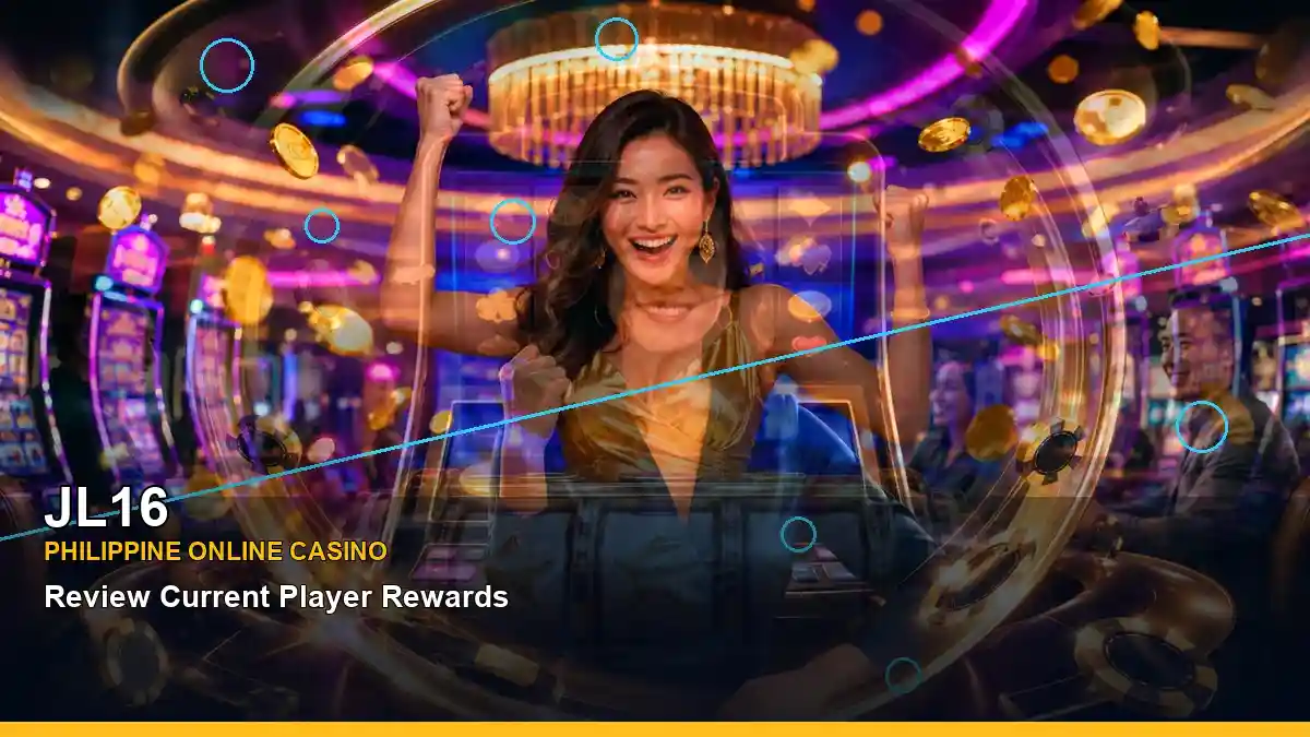 JL16 online Slots shown in a centred dual-reel scene, supporting casino access, account help, game discovery and safer participation for Philippine players aged 21+.