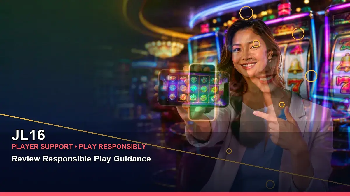 JL16 slot game lobby with a gold-themed visual style for Philippine players